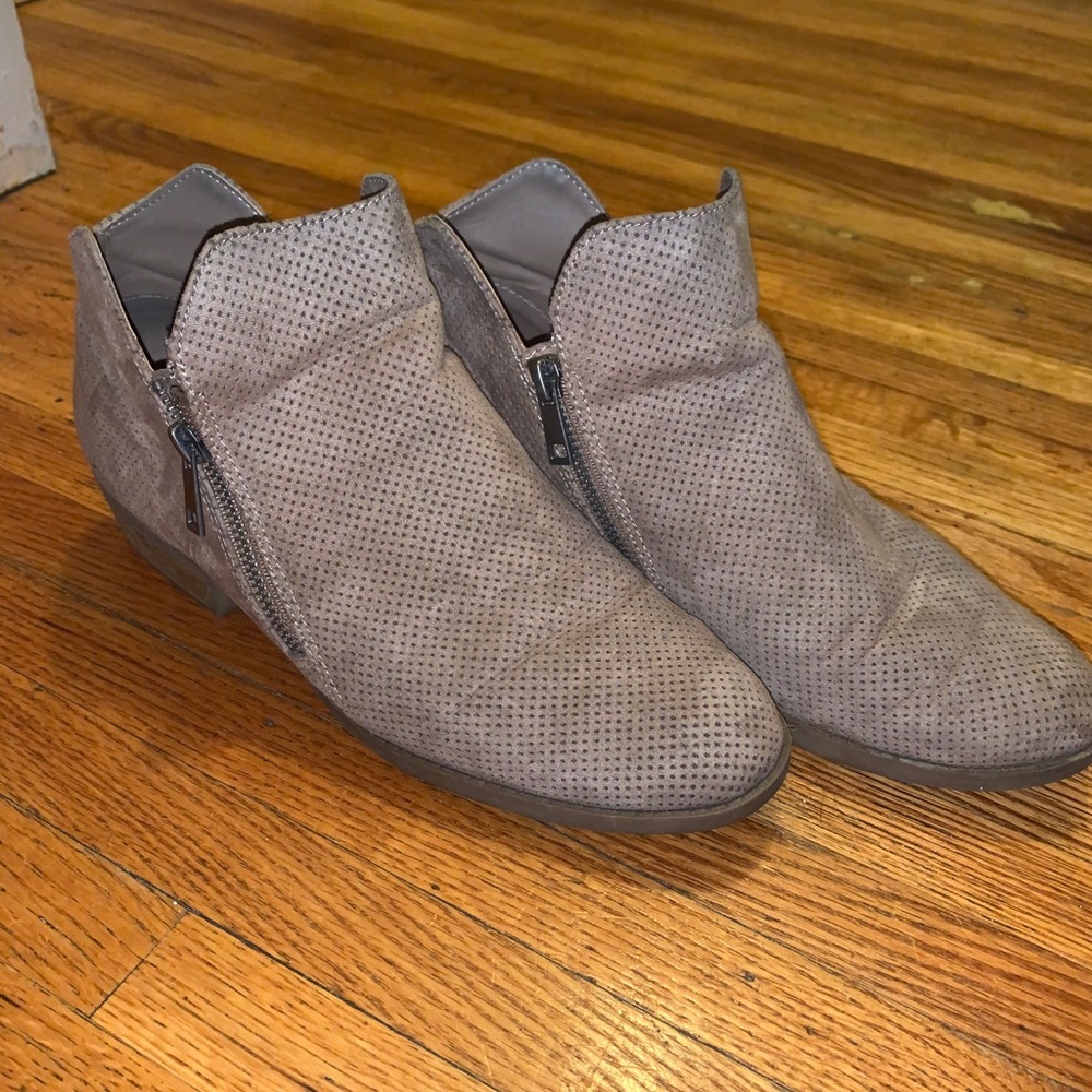 Tan booties